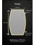 Reflectus | Vazo Günışığı LED Ayna 80*50 cm / Dekoratif Banyo LED Aydınlatmalı Ayna 1
