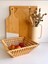 Bambu Kare Kafes Model Meyvelik, Bambu Bowl Kase,bambu Dekoratif Kase Tabak 1