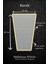 Reflectus | Konik Günışığı LED Ayna 80*50 cm / Dekoratif Banyo LED Aydınlatmalı Ayna 1