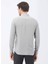 Gri Baskılı Regular Fit Dokuma Casual Gömlek 4