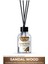 Sandal Ağacı Çubuklu Oda Kokusu Bambu Kokusu Sandal Wood Reed Diffuser 50ml 1