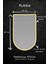 Reflectus | Kubbe Günışığı LED Ayna 80*50 cm / Dekoratif Banyo LED Aydınlatmalı Ayna 1