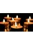 Kalın Tealight Mum Seti 100 Adet Minimum 4 Saat Yanar MA089 3