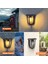 Güneş Enerjili Hareket Sensörlü, Cob Led Duvar Aplik / GT-SL18 2