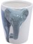 3d Animal Mug Serisi Özel Motifli El Boyaması Fil Tasarımlı Kahve Fincanı Kupa Bardak 300 Ml. 4