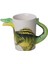 3d Animal Mug Serisi Özel Motifli El Boyaması Dinozor T-Rex Tasarımlı Kahve Fincanı Kupa Bardak 300 Ml 2
