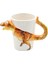 3d Animal Mug Serisi Özel Motifli El Boyaması Dinozor T-Rex Tasarımlı Kahve Fincanı Kupa Bardak 2