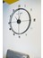 Roma Rakamlı Iskandinav 120 cm Siyah, Özel Tasarım Dekoratif Metal Duvar Saati 4