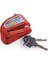 Racing Moto Alarm Disk Kilidi Kırmızı 1