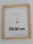 25X30 cm Ahşap Çerçeveli Pano Beyaz (Camsız - Arkalık Sabit) 1