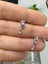 Pembe Zirkon Taşlı 1 Adet Tragus Helix Lobe Conch Flat Uyumlu Piercing Küpe 1