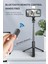 Işıklı Selfie Stick 360 Derece Bluetooth Kumandalı Selfie Çubuğu Fill Light Tripod Q02S 5