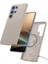 Galaxy S25 Ultra Kılıf Silicone Fit (Silikon) MagFit özellikli Natural Titanium - ACS09165 2