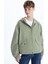 Xsıde Kapüşonlu Düz Oversize Kadın Trençkot 1