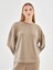 Lcw Vision Bisiklet Yaka Oversize Kadın Sweatshirt 1