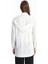 Lcw Modest Kapüşonlu Düz Oversize Kadın Tunik 4