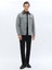 Gri Regular Fit Casual Dokuma Mont 2