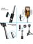 Selfie Stick 360 Derece Bluetooth Kumandalı Selfie Çubuğu Tripod Q02 3