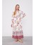 Gül Gömlek Yaka Beli Ip Detaylı Elbise 3