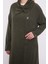 Haki Düğme Detaylı Pantolonlu Tunik Takım 5