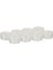 Maıson Citrus Düz Parafin Balmumu Tealight Mum, Beyaz, 8 Adet 12GR 1