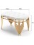 Metal Puf Babyface Kumaş Ultra Lüks Puf Bench Ultra Lüks Kaplama 80 cm 2
