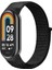 Xiaomi Mi Band 8 Zore Krd-03 Hasır Kordon-Koyu Siyah 1