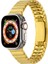 Watch 7 45MM Uyumlu Krd-82 Metal Kordon Zore - Gold 2