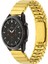 Gear S3 (22MM) Uyumlu Krd-82 22MM Metal Kordon Zore - Gold 1