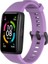 Huawei Band 6 Uyumlu Krd-47 Uyumlu Kordon Zore - Mor 1