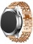 ​​gear S3 (22MM) Uyumlu Krd-17 Metal Kordon Zore - Rose Gold 1