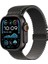Apple Watch Ultra 49MM Zore KRD-121 Metal Hasır Kordon-Siyah 1