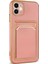 Apple iPhone 11 Kılıf Zore Bark Kartlıklı Kapak-Lila 3