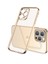 Apple iPhone 13 Pro Kılıf Zore Mat Gbox Kapak-Gold 1