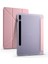 Galaxy Tab S7 Plus T970 Kılıf Uyumlu Zore Tri Folding Kalem Bölmeli Standlı Kılıf-Rose Gold 1