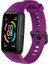 Huawei Band 6 Uyumlu Krd-47 Uyumlu Kordon Zore - Mürdüm 1