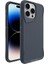 Apple iPhone 15 Pro Max Kılıf Zore Airbag Kenarlı T-Max Mat Standlı Kapak-Gri 1