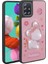 Galaxy A51 Kılıf Parlayan Kabartmalı Ikonik Figürlü Zore Amas Silikon Kapak-Pembe 1