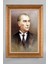 Altın Çerçeveli Paspartulu Atatürk Tablo RS213 1