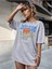 Unisex Siyah Oversize Chicago Baskılı T-Shirt 3