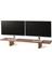 Woodrise Xl - Iki Monitör Için Geniş Ahşap Bilgisayar Standı, Monitör ve Ekran Yükseltici (90X19) 1