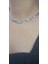Çelik Silver Örgü Model Kolye 2