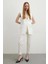 Skinny Kumaş Pantolon Ekru 1