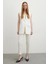 Skinny Kumaş Pantolon Ekru 2