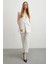 Skinny Kumaş Pantolon Ekru 4