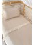100X150 Sade Düz Fistolu/ Fırfırlı %100 Pamuklu Bebek / Çocuk Nevresim Takımı 4