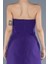 Straplez Taşlı Mini Gece Elbisesi ABK2232 4
