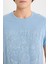 %100 Pamuk Regular Fit Bisiklet Yaka Baskılı Kısa Kollu Tişört D8203AX25SP 4