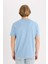 %100 Pamuk Regular Fit Bisiklet Yaka Baskılı Kısa Kollu Tişört D8203AX25SP 5
