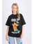 Coool Scooby Doo Oversize Geniş Kalıp Bisiklet Yaka Sırt Baskılı Kısa Kollu Tişört D9106AX25SM 4